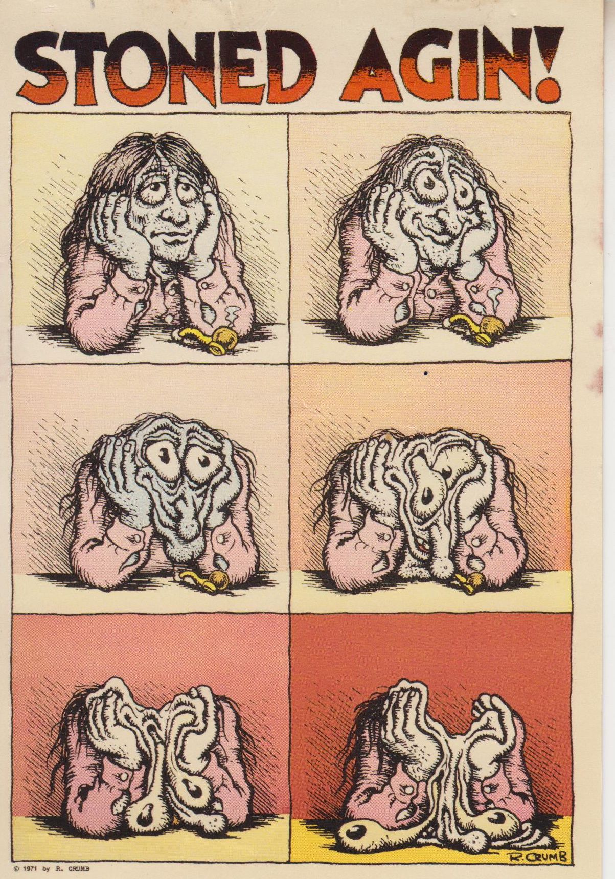 Photo taken by me - The Robert Crumb Stoned Agin cartoon Photo taken by me - The Robert Crumb Stoned Agin cartoon