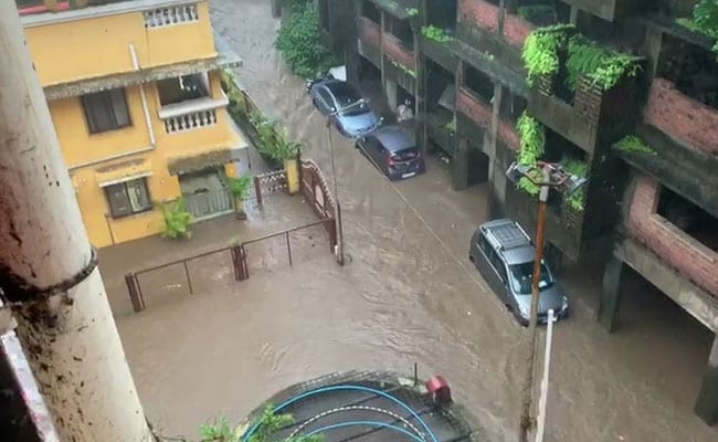 Rains in Mumbai. 