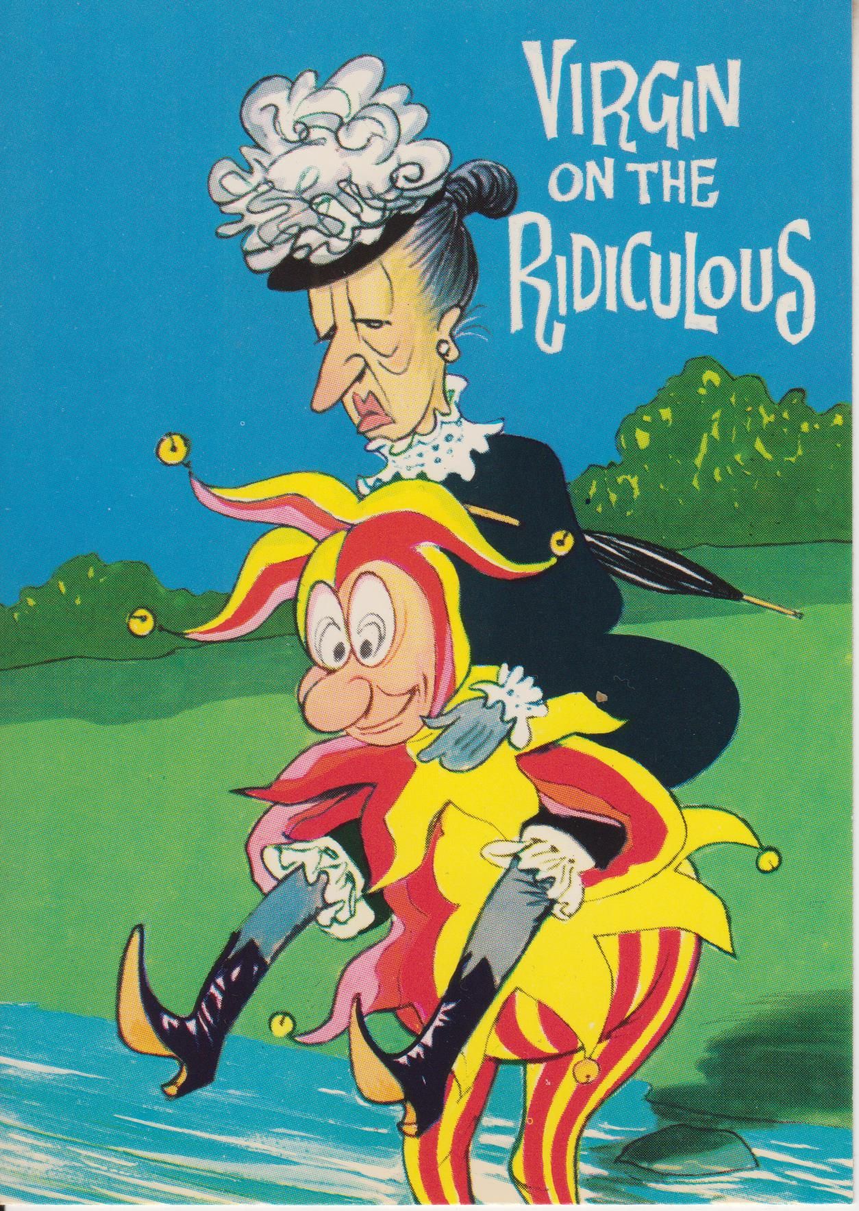 photo taken by me - postcard virgin on the ridiculous 