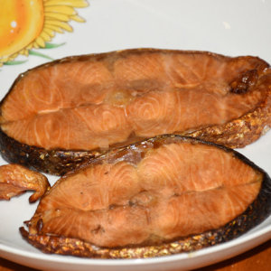 smoky salmon