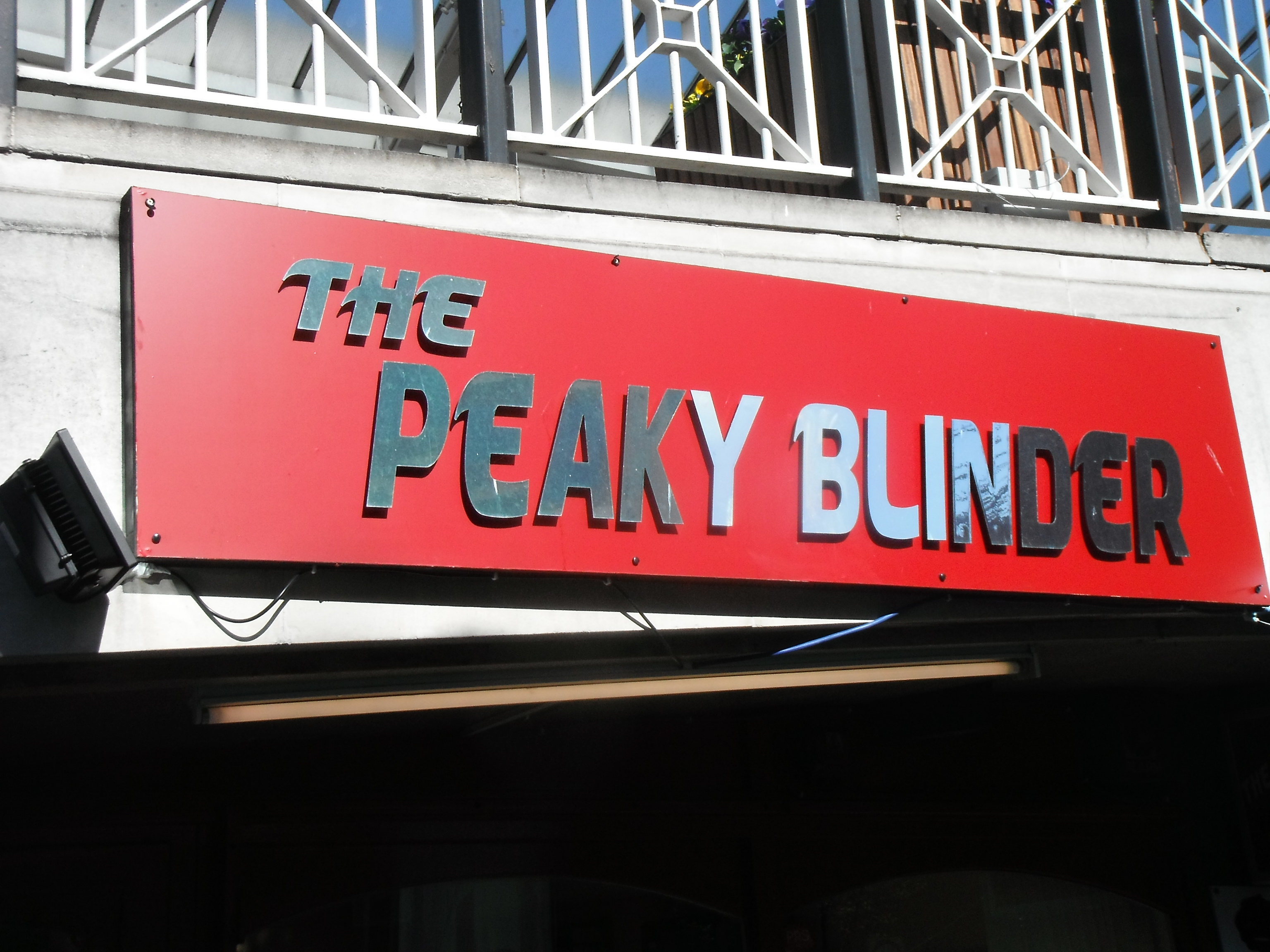 photo taken by me - The Peaky Blinders bar, Birmingham photo taken by me - The Peaky Blinders bar, Birmingham