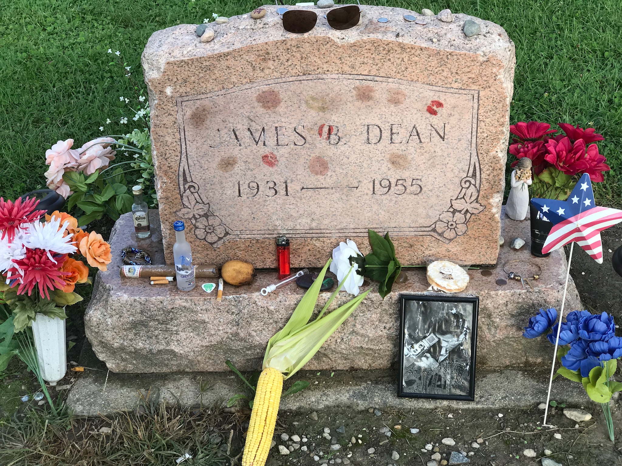 James Dean’s grave in Fairmount, Indiana. Photo taken by and the property of FourWalls. James Dean’s grave in Fairmount, Indiana. Photo taken by and the property of FourWalls.