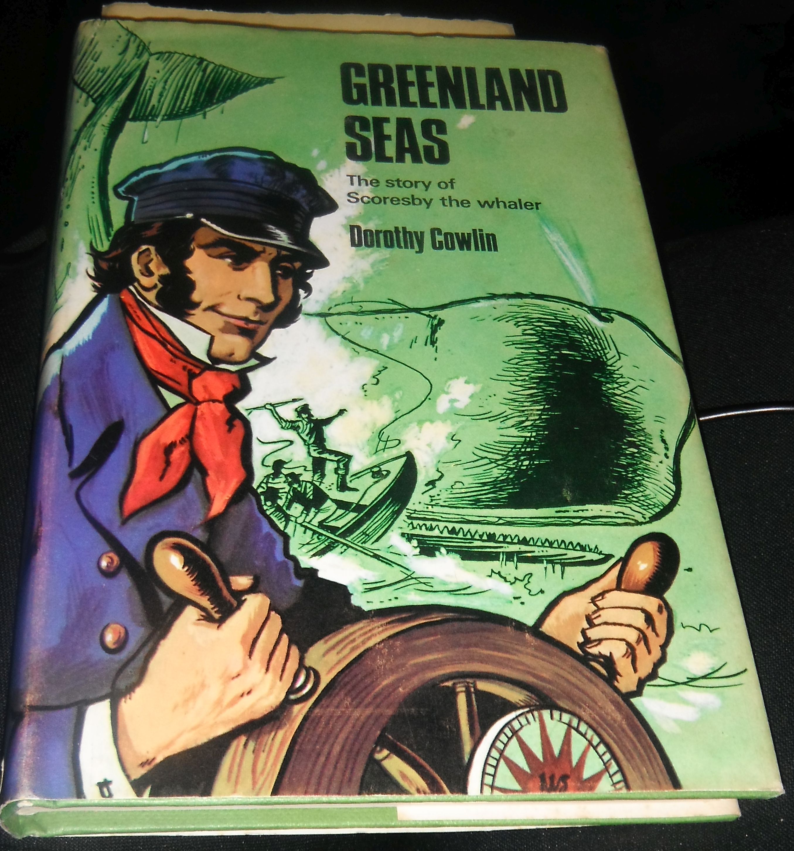photo taken by me - book cover for Greenland Seas 