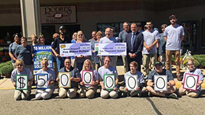 The lotery winner of a Ohio lottery game The lotery winner of a Ohio lottery game
