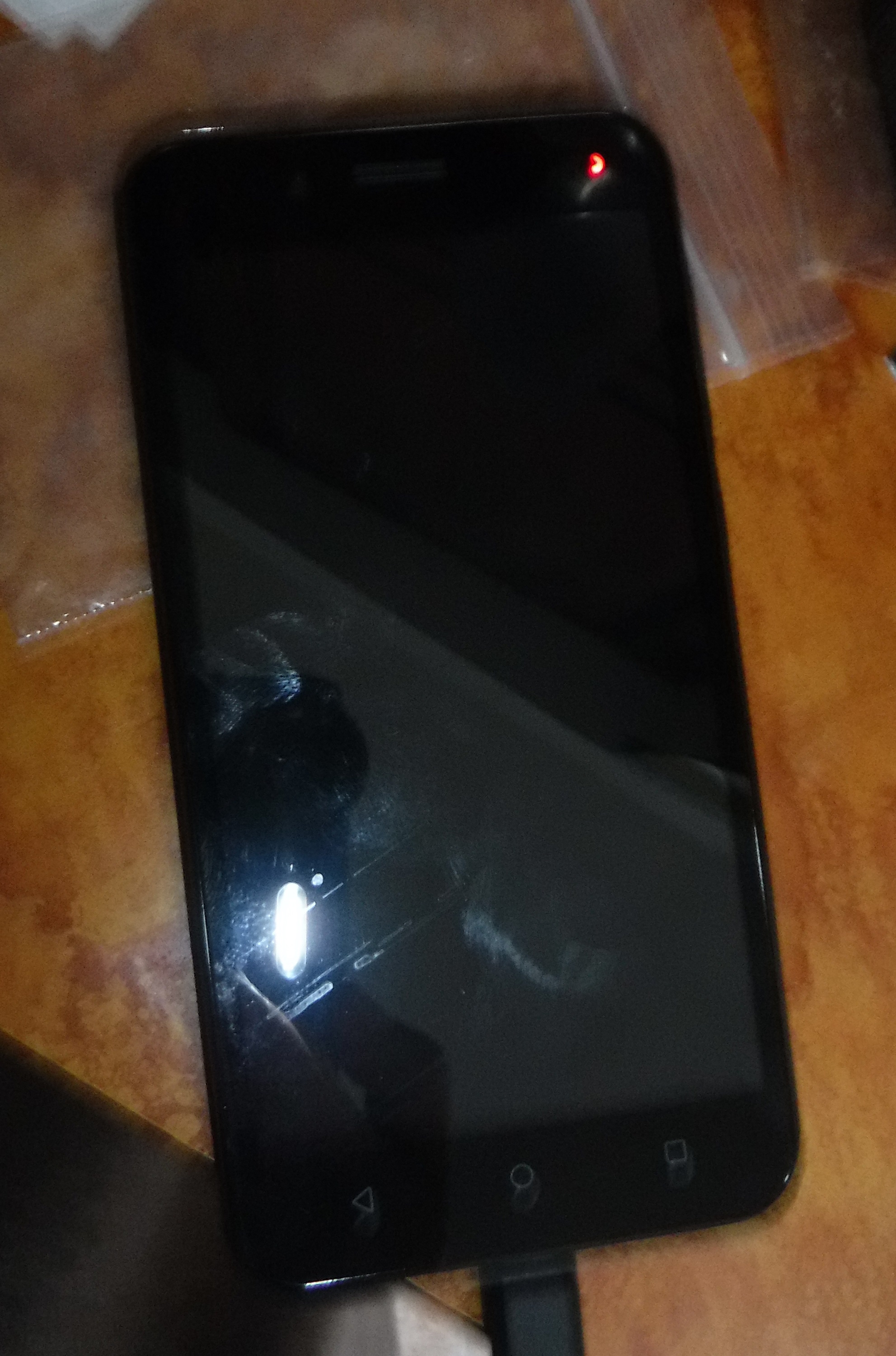 Photo I took of my phone when I put it back on the charger Photo I took of my phone when I put it back on the charger
