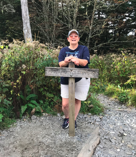Me at the Appalachian Trail near Clingman's Dome in the Great Smoky Mountains. Photo taken by a passing hiker on FourWalls' iPhone. Me at the Appalachian Trail near Clingman's Dome in the Great Smoky Mountains. Photo taken by a passing hiker on FourWalls' iPhone.