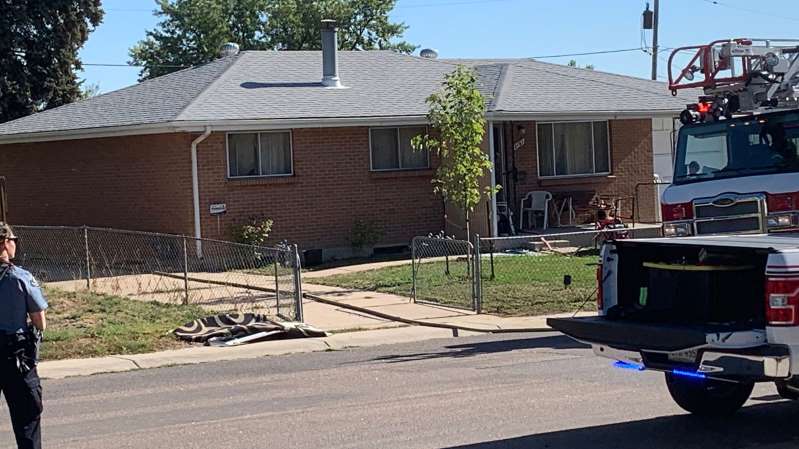 A home in Adams County Colorado that was involved in a house fire