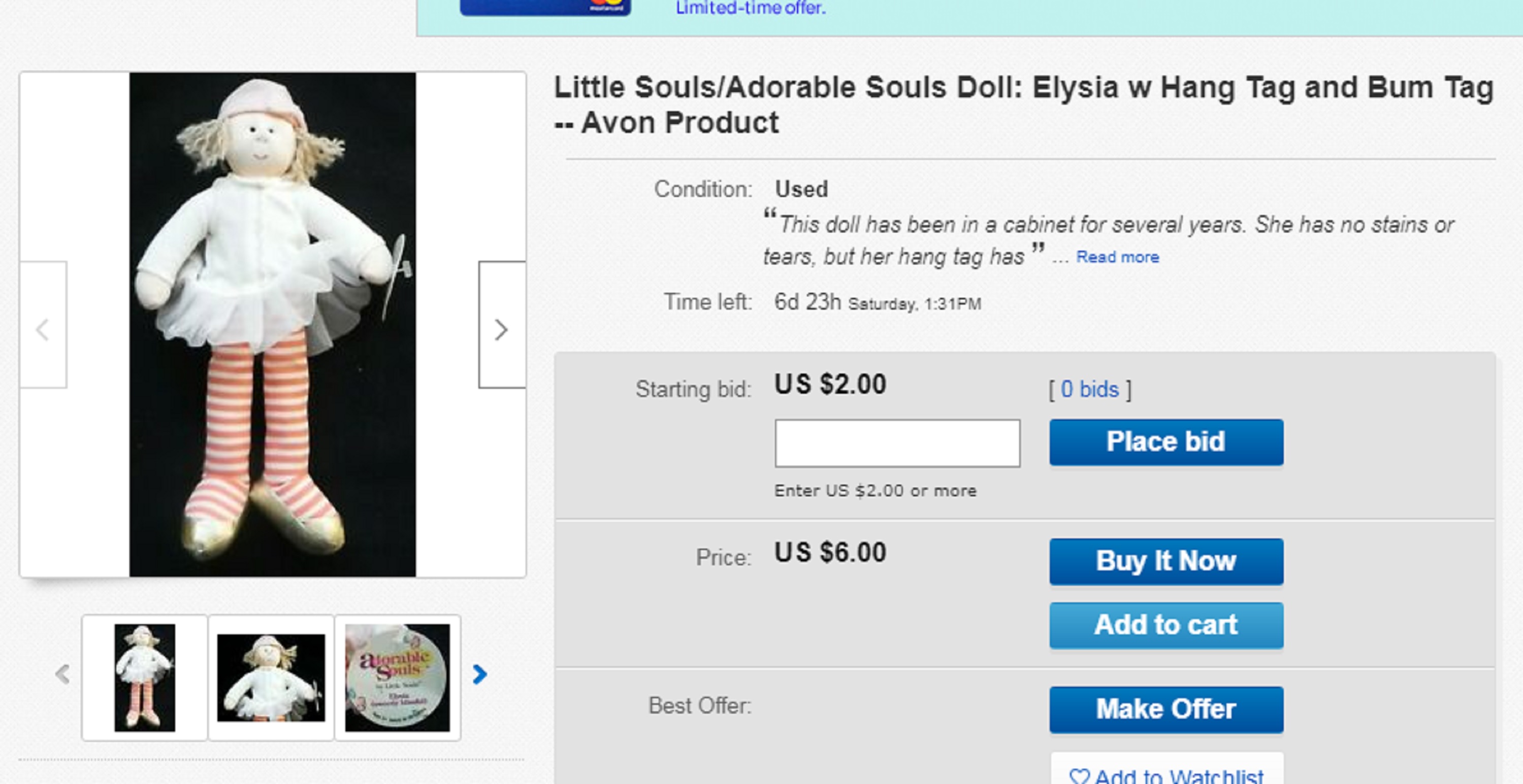 Photo I took of the Little Souls/Adorable Souls Doll for eBay Photo I took of the Little Souls/Adorable Souls Doll for eBay
