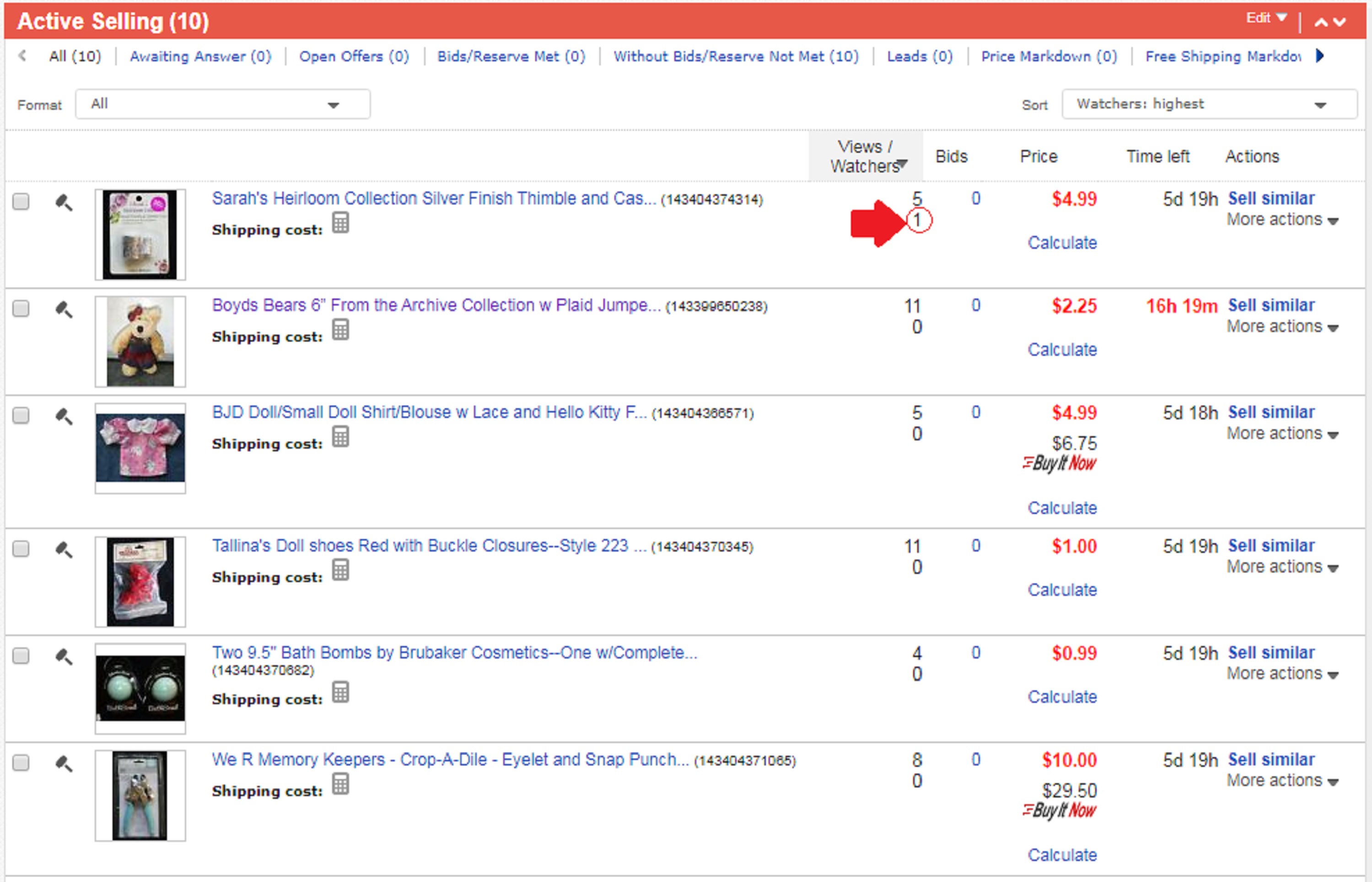 Screencap of eBay auctions 8:44 pm 10-7-19 Screencap of eBay auctions 8:44 pm 10-7-19