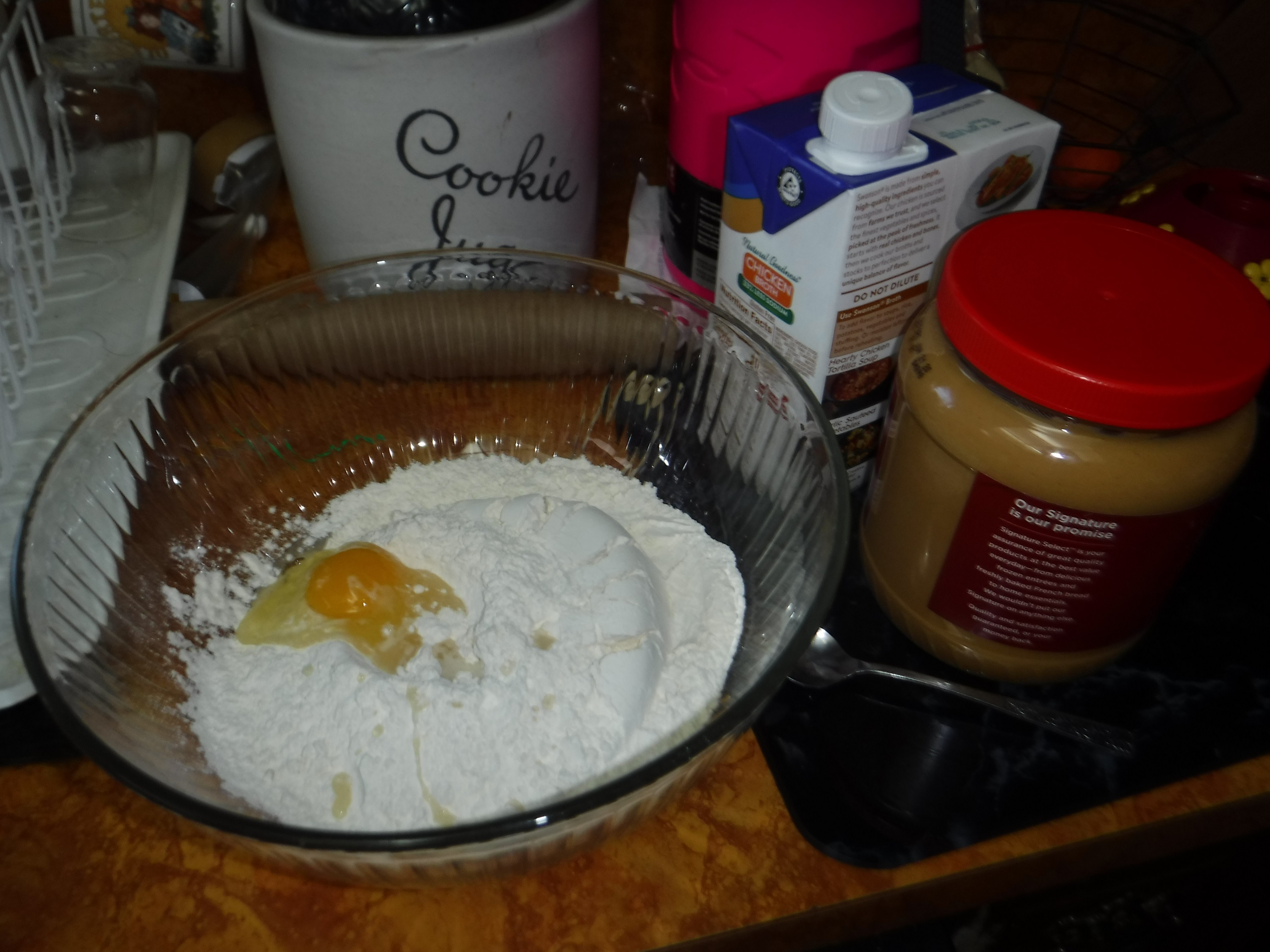 Photo I took of the treats I was making for Angel mixing Photo I took of the treats I was making for Angel mixing