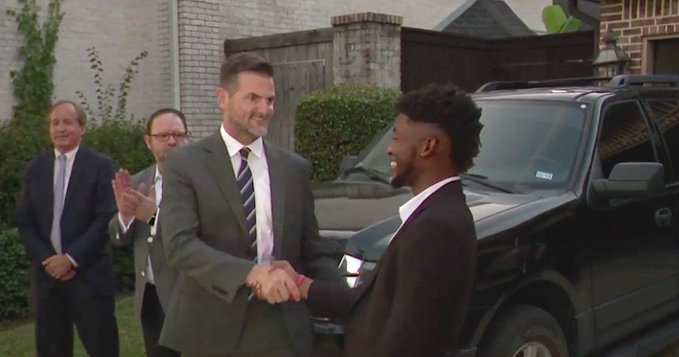 Satchel Smith gets a new auto from Beaumont city officials