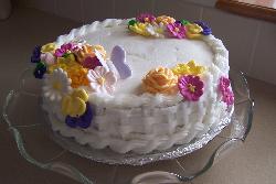 cake - Easter basket cake