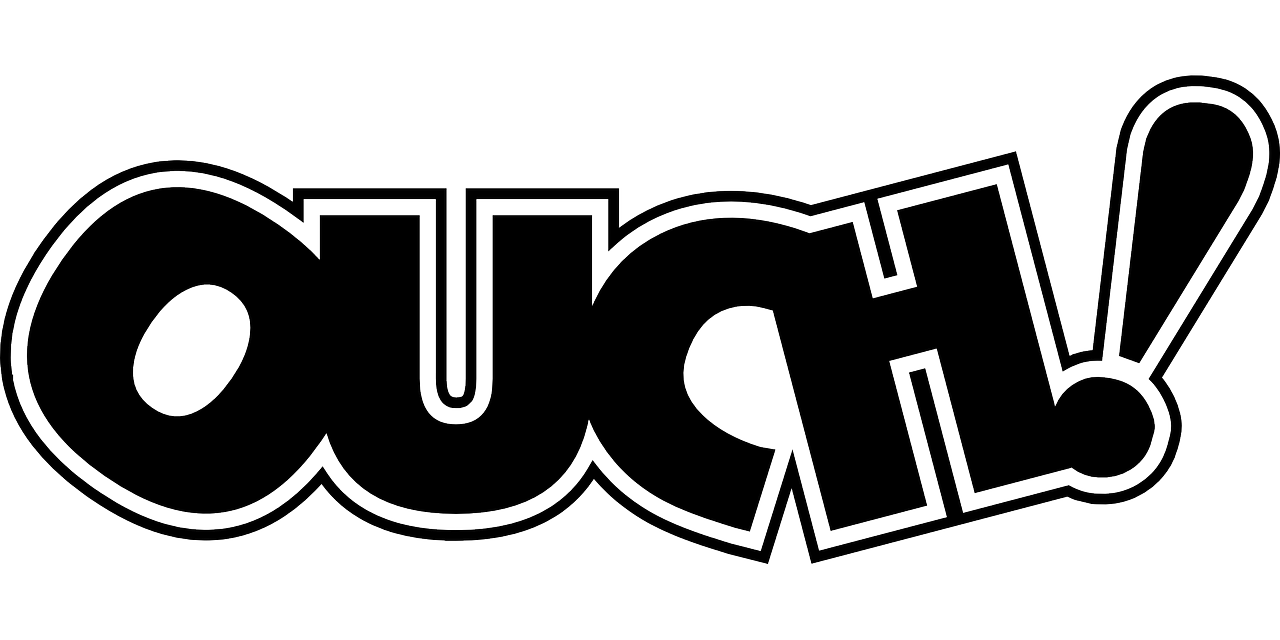 https://pixabay.com/vectors/ouch-comics-onomatopoeia-cartoon-147868/ https://pixabay.com/vectors/ouch-comics-onomatopoeia-cartoon-147868/