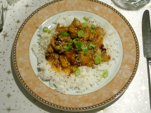 LadyDuck Orange chicken (from scratch)