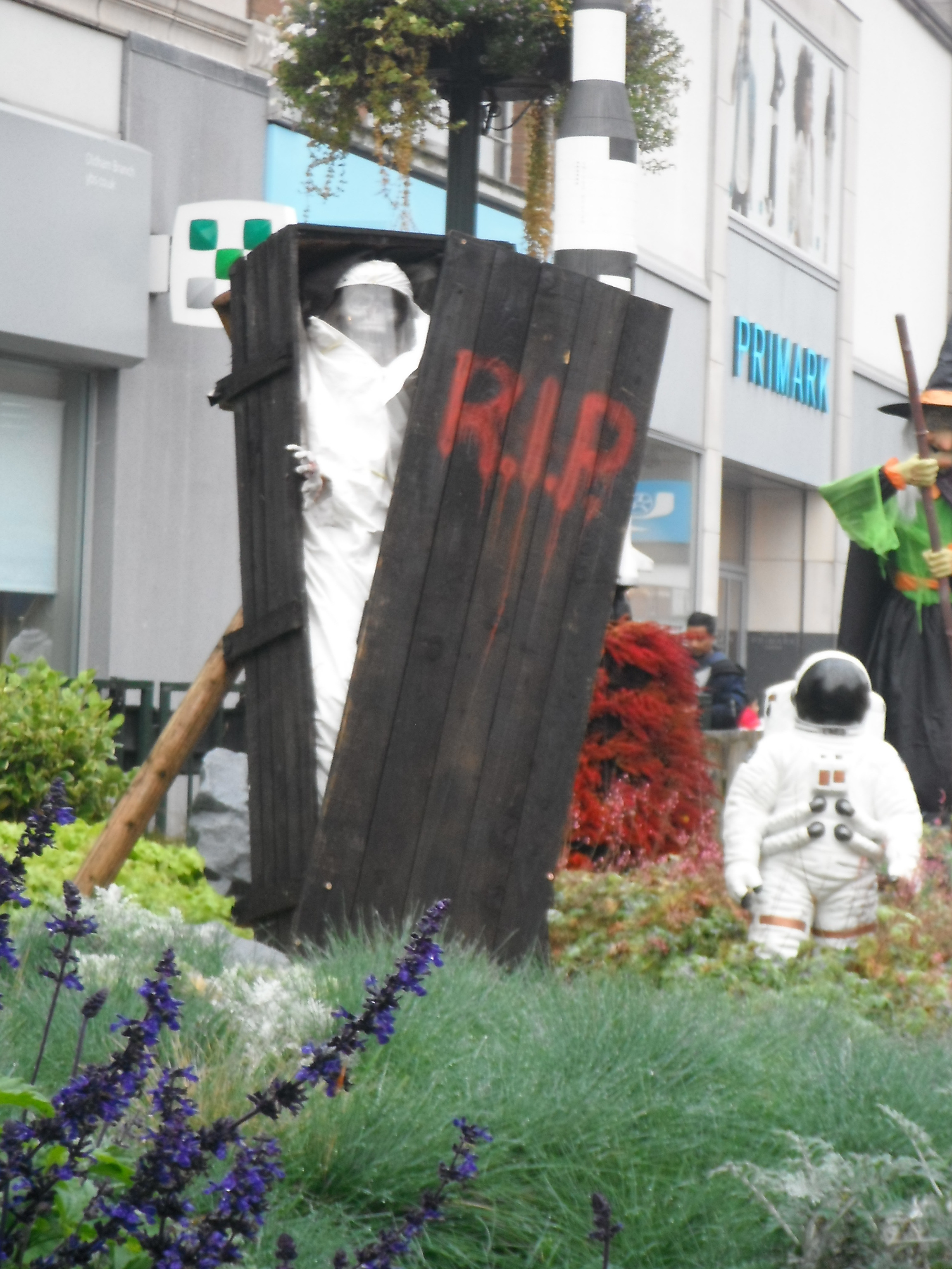 photo taken by me - spacemen and witches in Oldham 