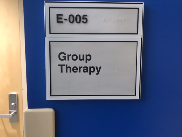 Sign on the wall at the VA hospital reminded me of my friends here. Sign on the wall at the VA hospital reminded me of my friends here.
