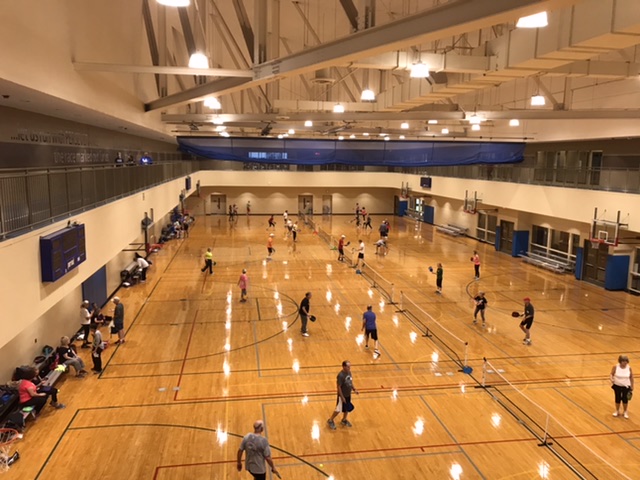 Pickleball fun at Southeast Christian Church. Photo taken by and the property of FourWalls. Pickleball fun at Southeast Christian Church. Photo taken by and the property of FourWalls.
