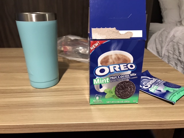 Delicious Oreo hot chocolate mix. Photo taken by and the property of FourWalls. Delicious Oreo hot chocolate mix. Photo taken by and the property of FourWalls.