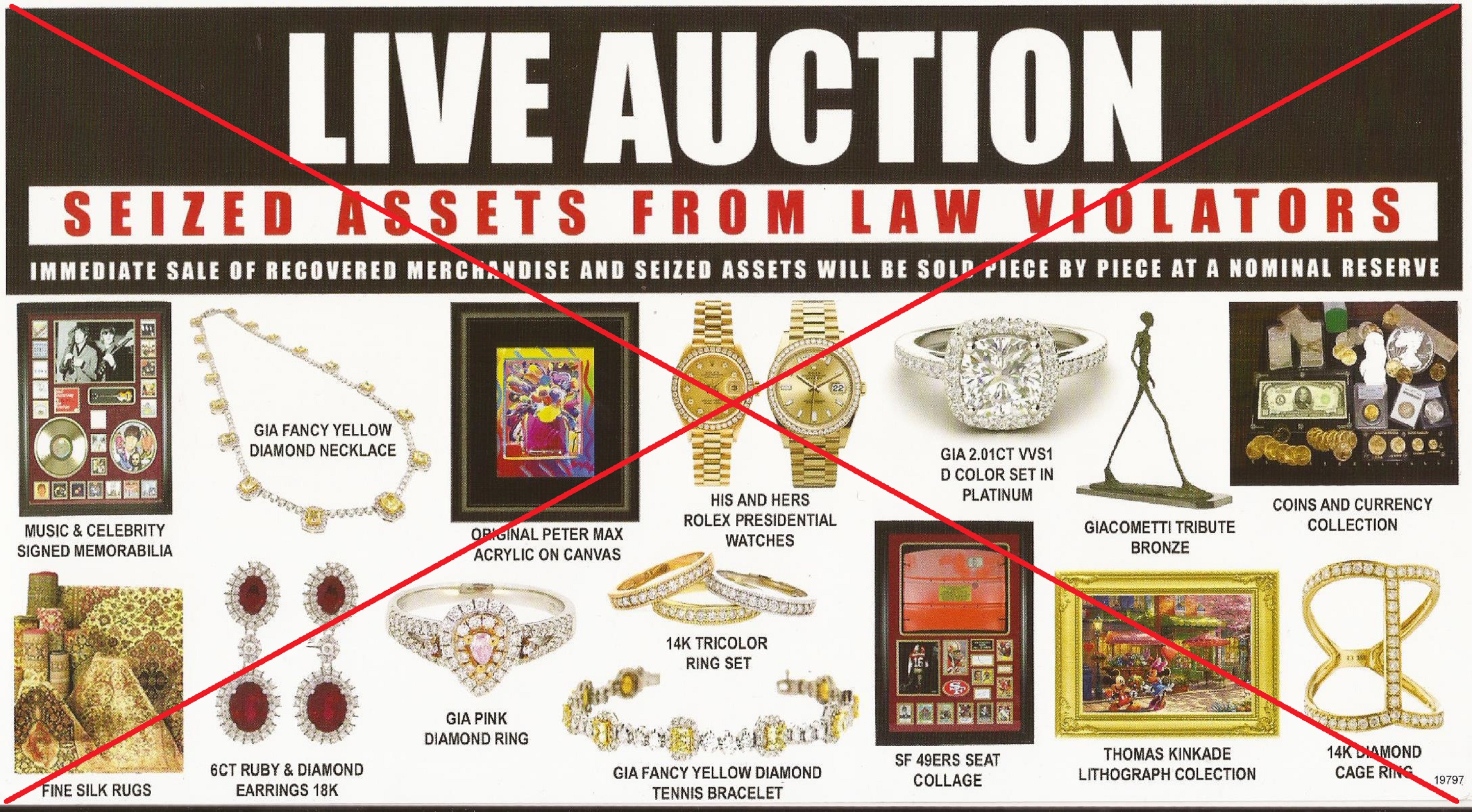 Scan of Live Auction Banner than I put a red "X" through on Microsoft Paint Scan of Live Auction Banner than I put a red "X" through on Microsoft Paint