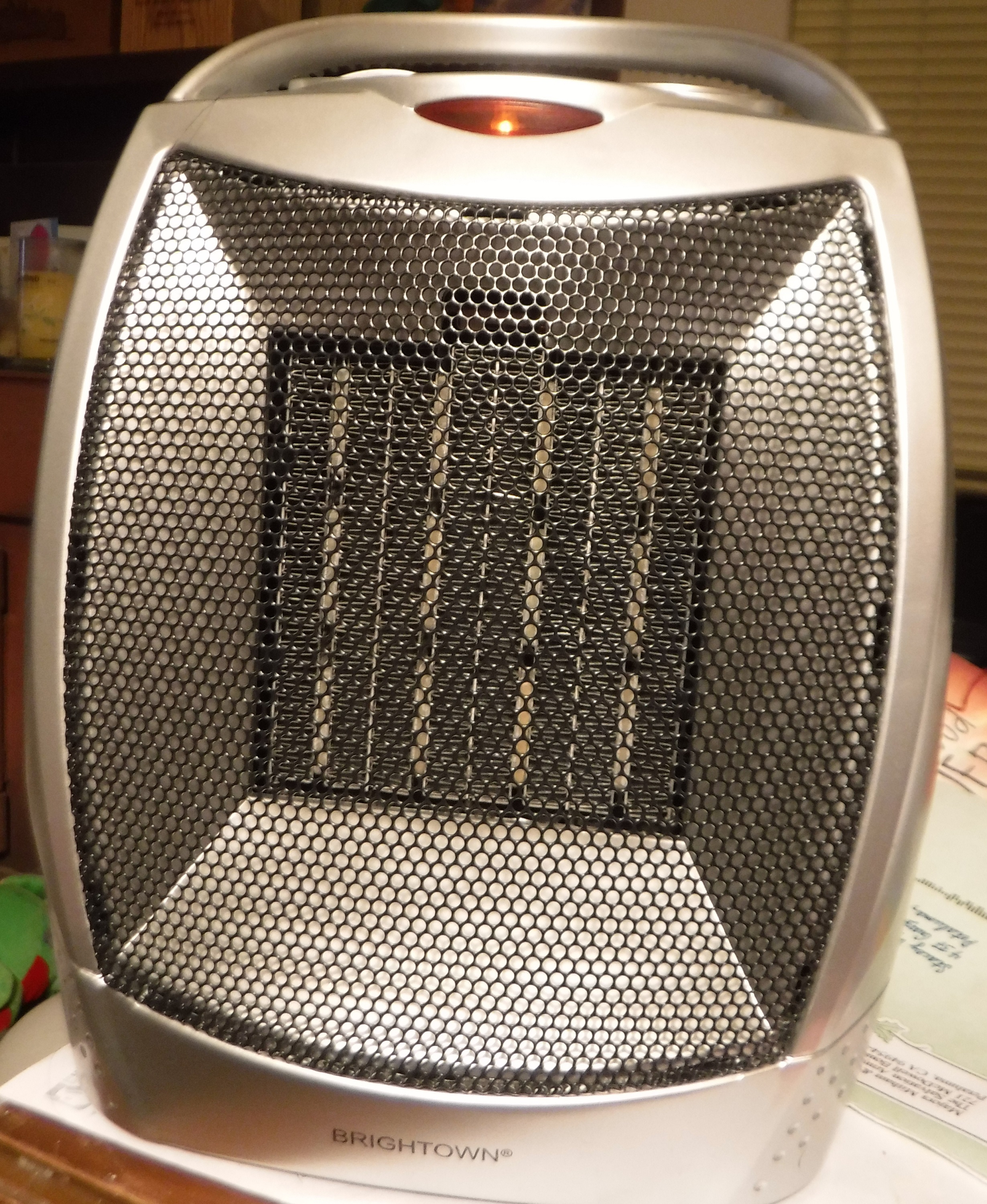 Photo I took of the space heater