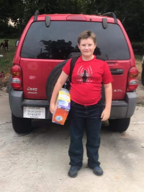 Cooper First day of school