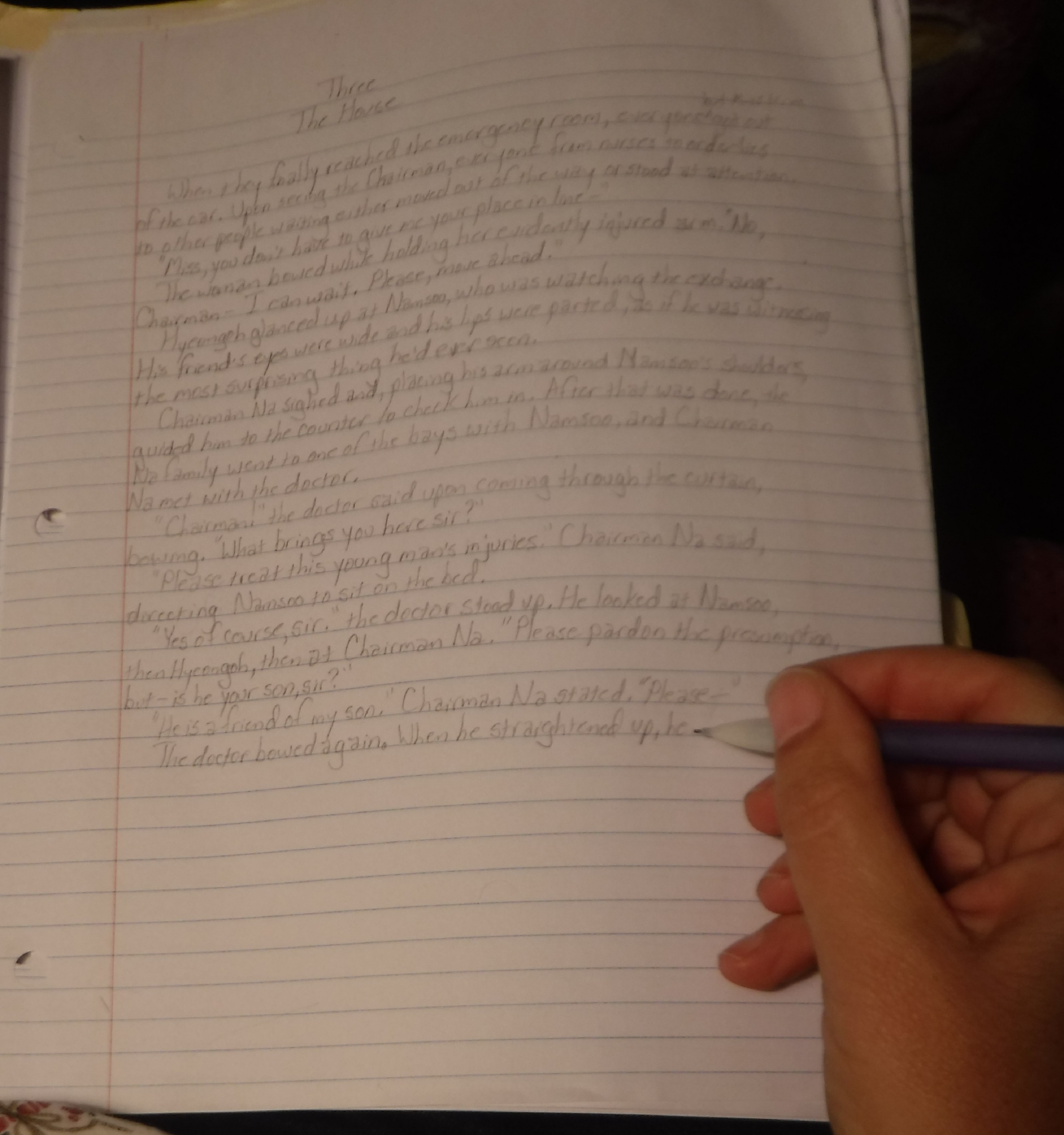 Photo I took of my story folder in my lap Photo I took of my story folder in my lap