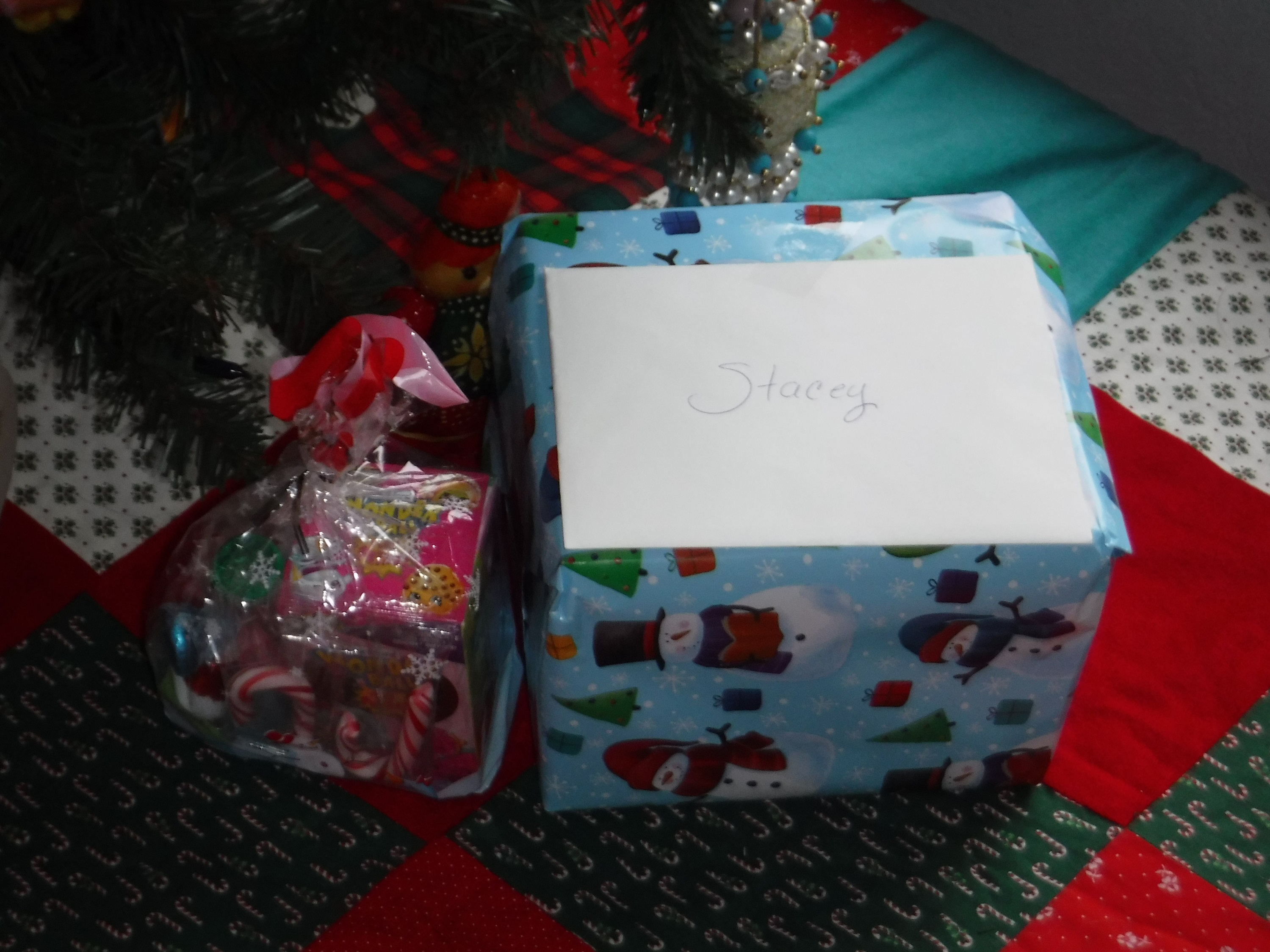 Photo I took of the package my co worker left me Photo I took of the package my co worker left me