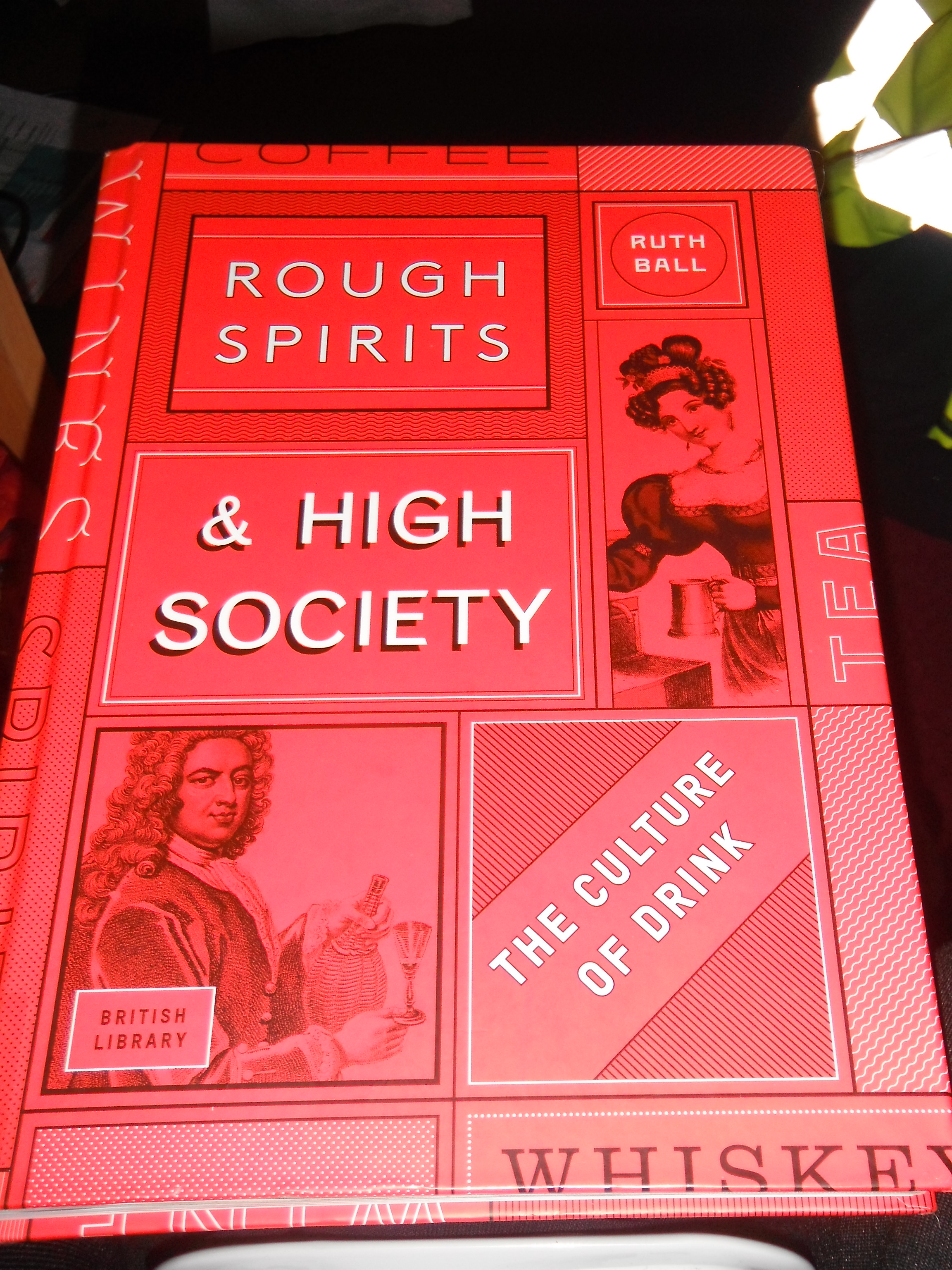 Photo taken by me - Book cover for Ruth Ball Rough Spirits And High Society