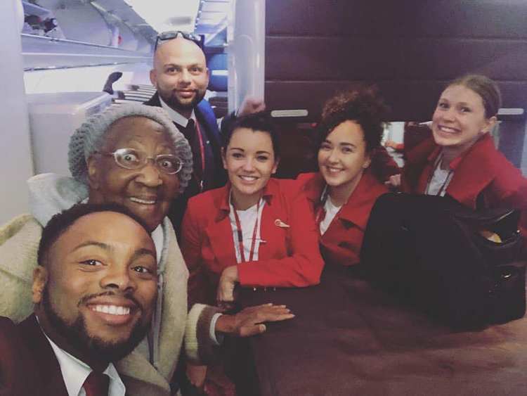 A good news story from an airline stewardess who admires an act of kindness A good news story from an airline stewardess who admires an act of kindness