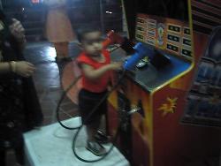 my son - my son playing a video game