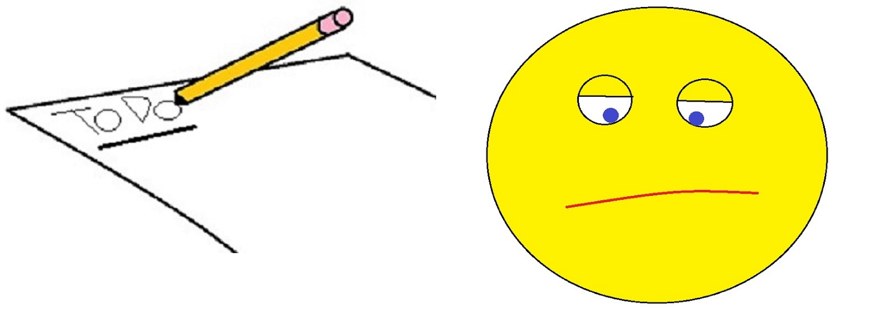 Two pictures made by me on Microsoft Paint put together on the same Two pictures made by me on Microsoft Paint put together on the same