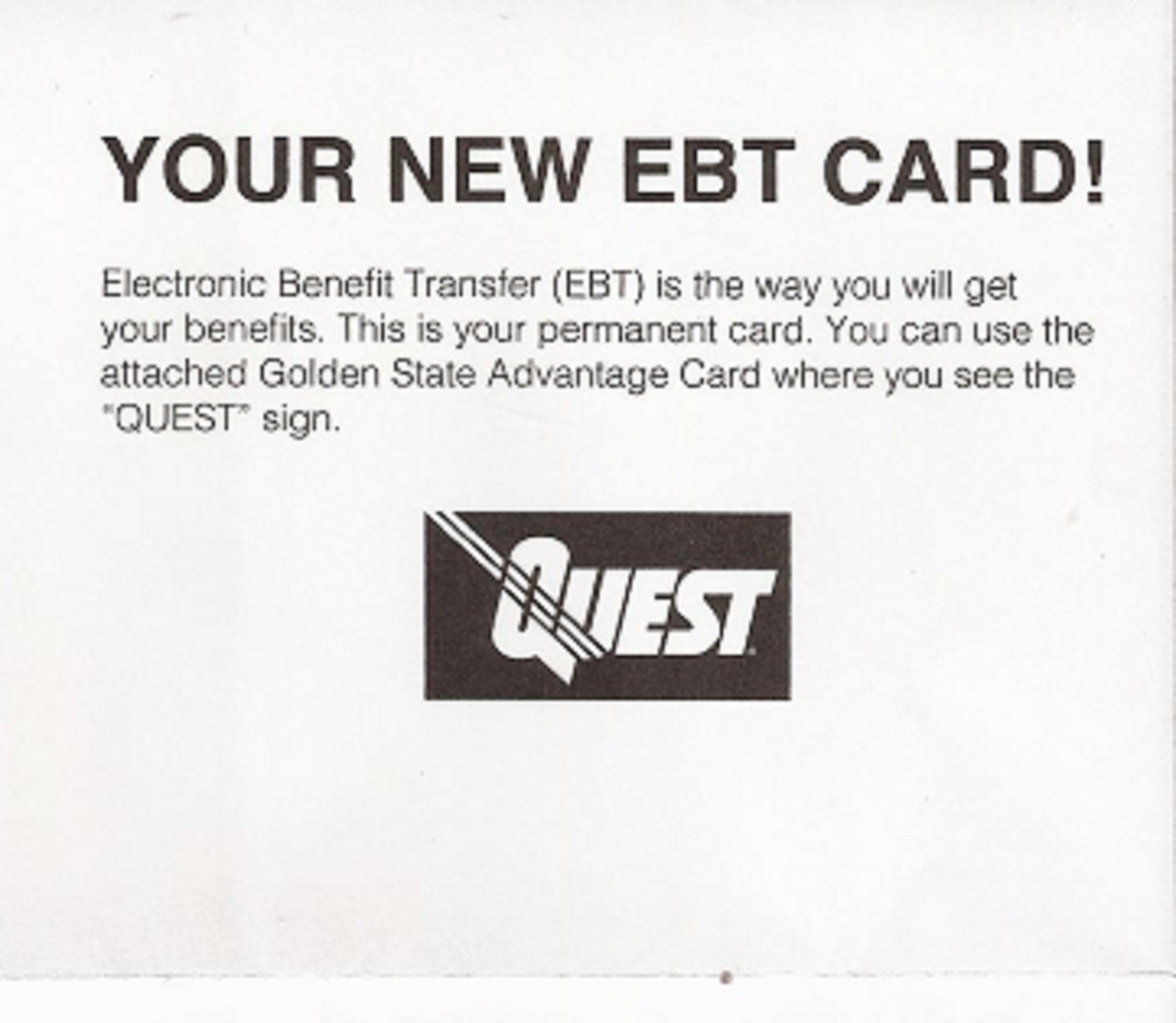 Part of the scan I did of my EBT card paper