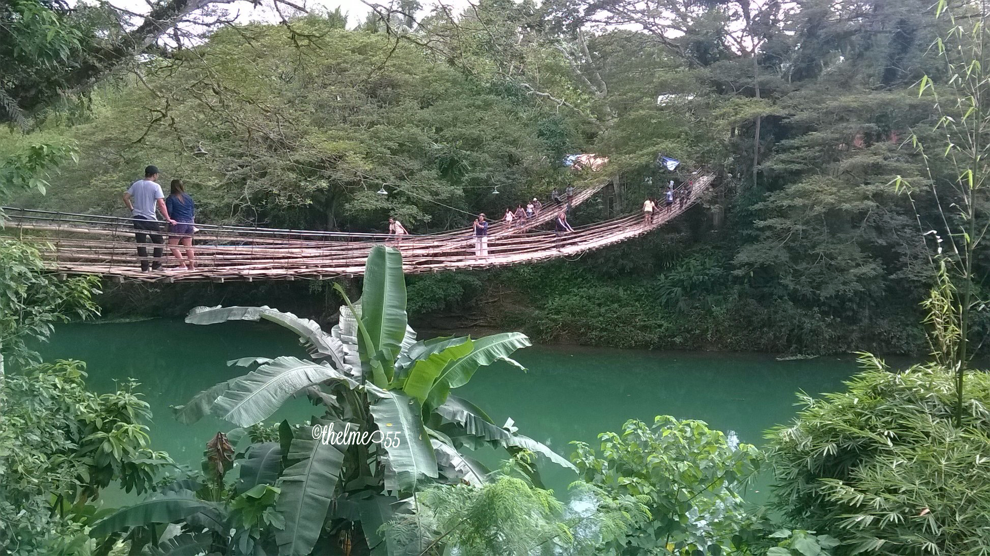 Twin Hanging Bridge in Sevilla Bohol, Philippines Twin Hanging Bridge in Sevilla Bohol, Philippines