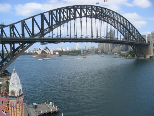 Sydney harbour bridge - I take the picture from bianglala