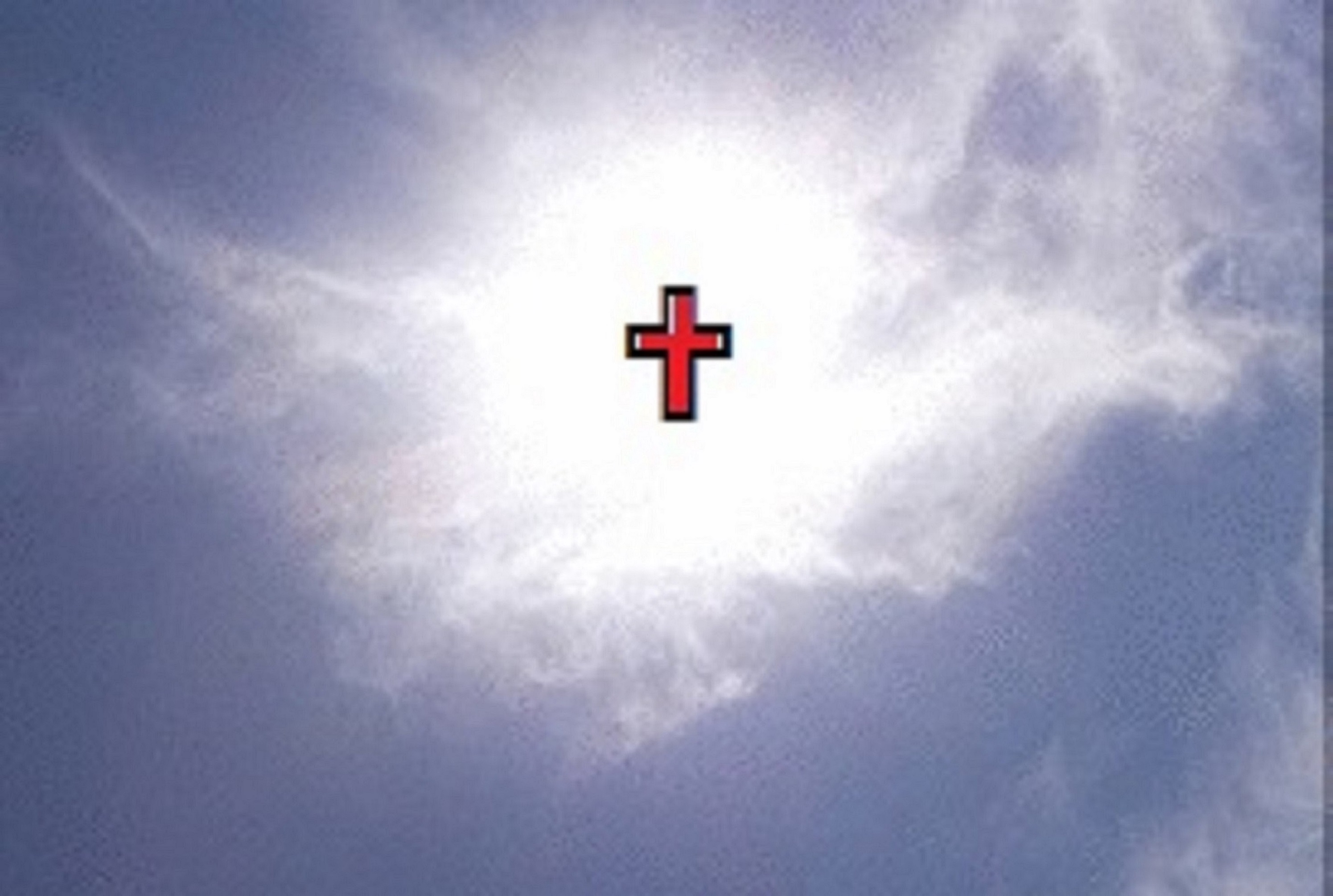 Photo taken by me with cross added on Microsoft paint