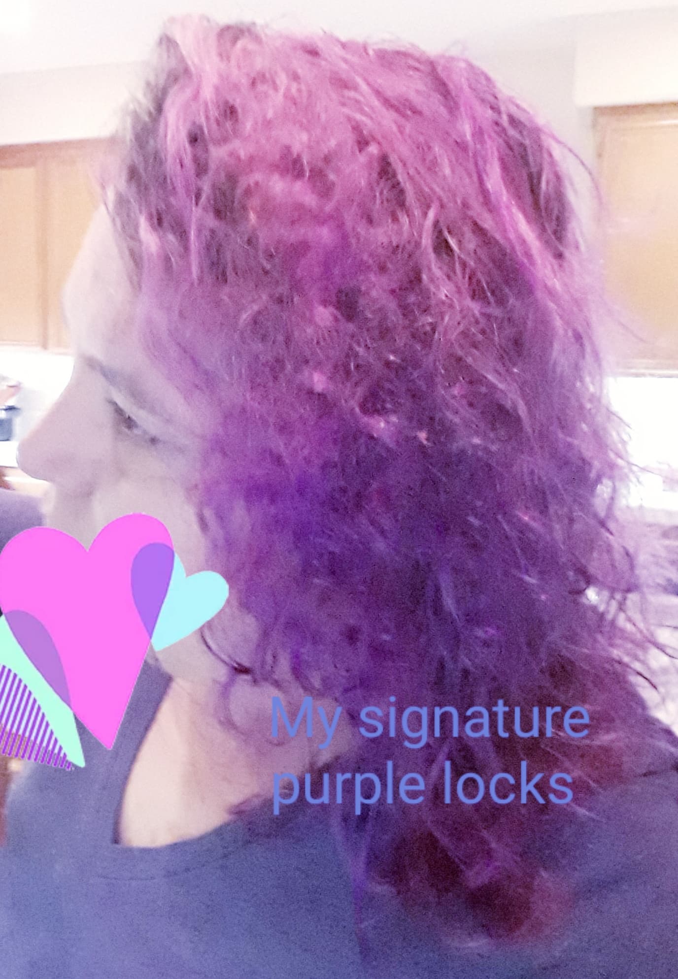 My purple hair