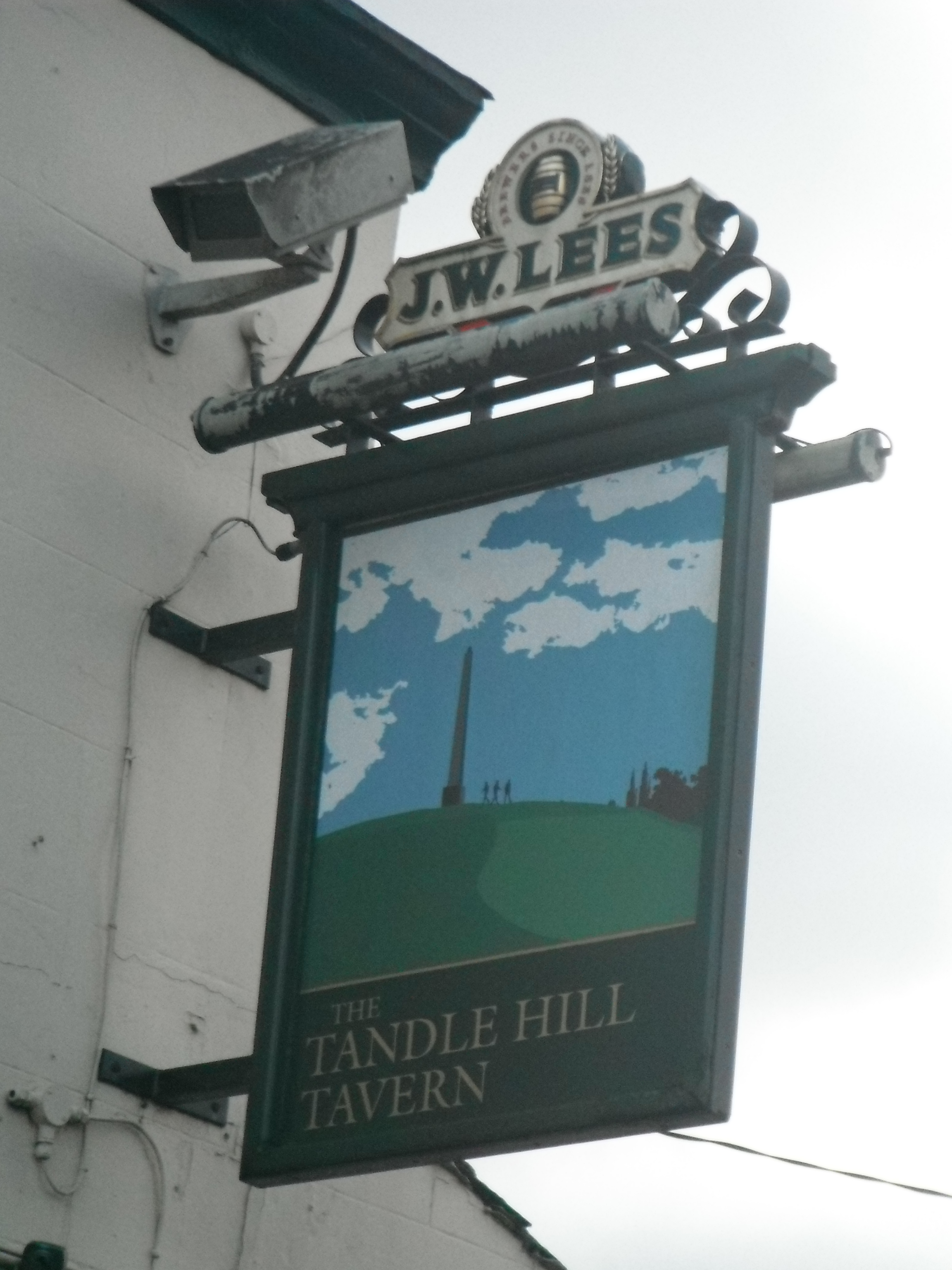 photo taken by me - pub sign for The Tandle Hll Tavern 