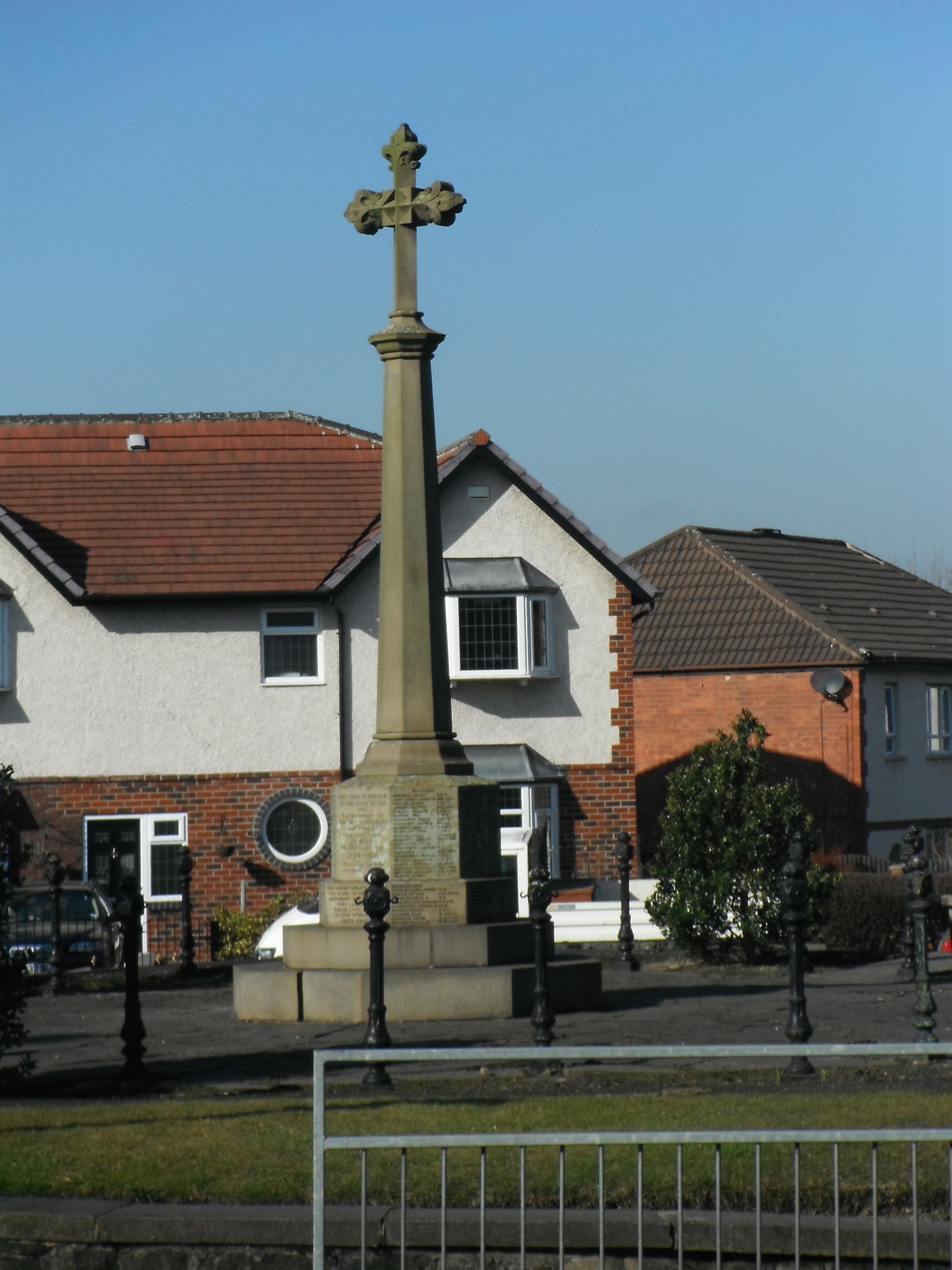  Photo taken by me  - War memorial  Romily, Manchester 