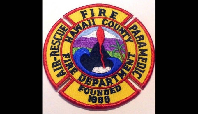 The logo of the Hawaii County Fire Department The logo of the Hawaii County Fire Department