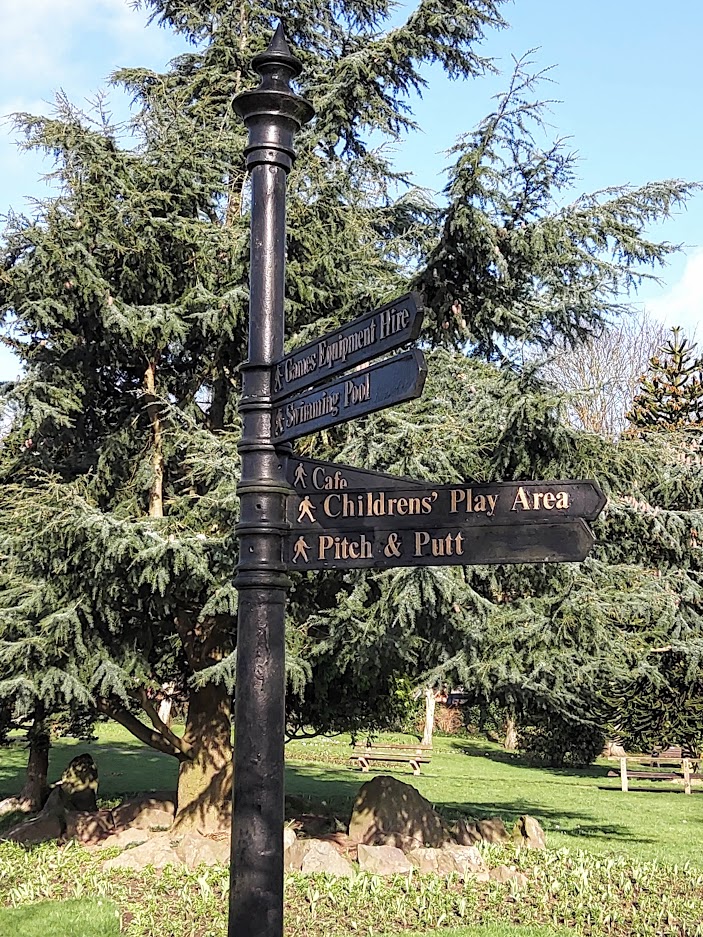 Sign Post in the Park