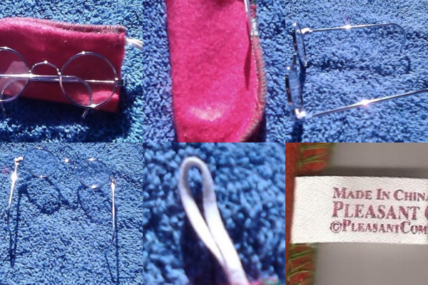 Collage I made from photos I took of American Girl doll glasses Collage I made from photos I took of American Girl doll glasses