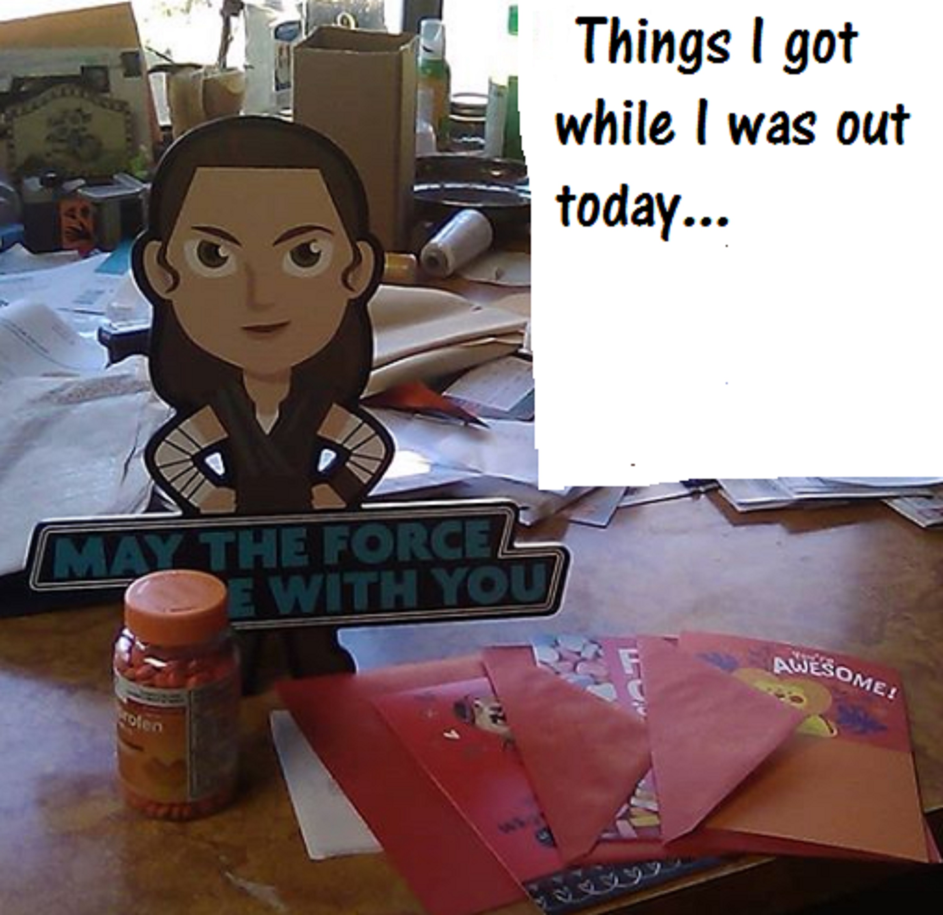Photo I took of the things I bought today... Photo I took of the things I bought today...