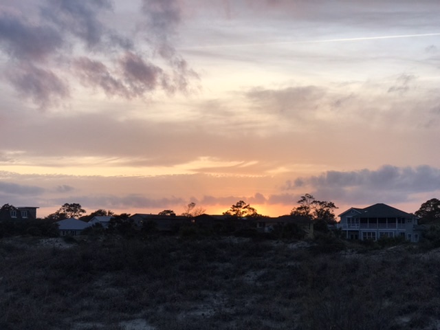 The sunset at Tybee Island, Georgia. Photo taken by and the property of FourWalls. The sunset at Tybee Island, Georgia. Photo taken by and the property of FourWalls.