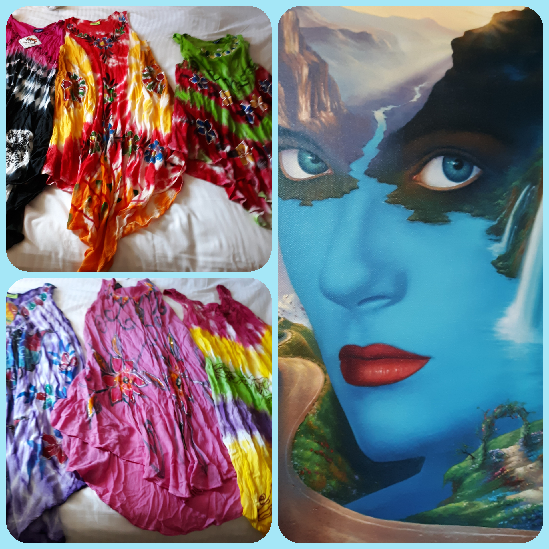 Dresses for daughter to give our and image on wall Dresses for daughter to give our and image on wall