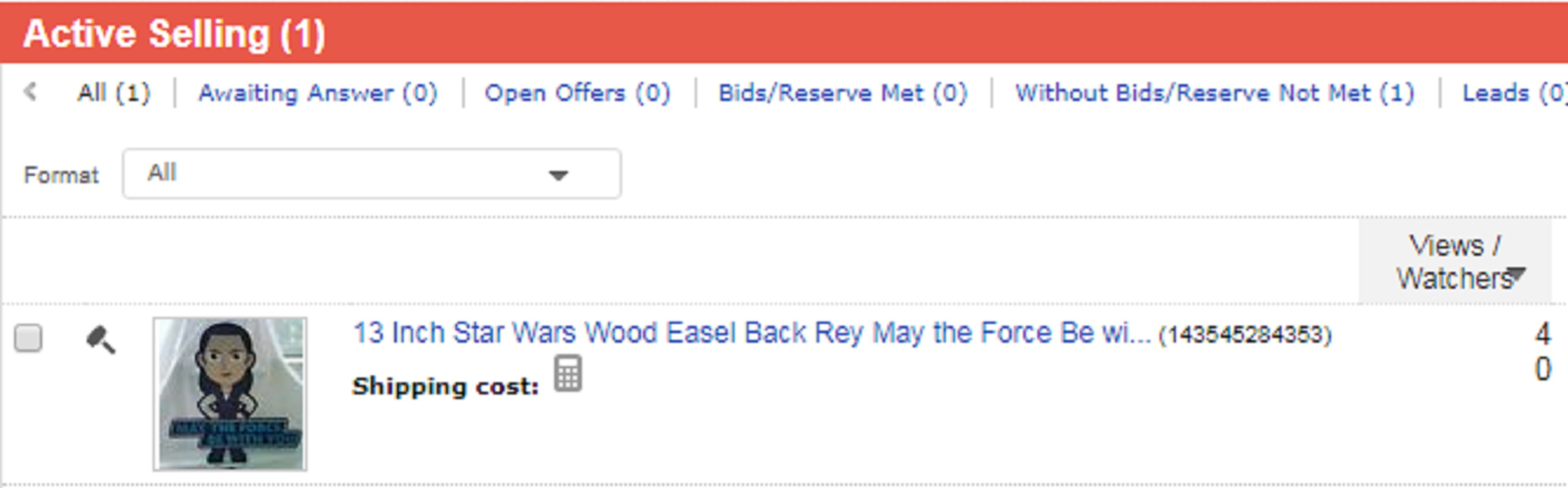 screencap of the auction that I currently have up on eBay screencap of the auction that I currently have up on eBay