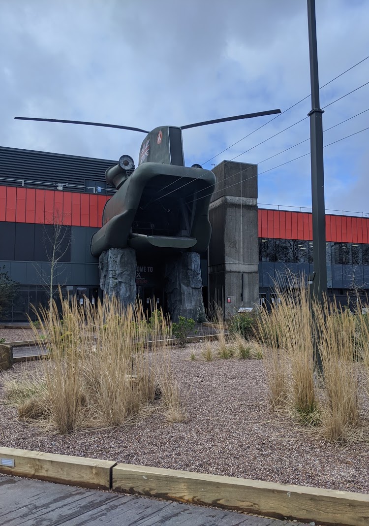 Chinook - I came out of this on a zip wire Chinook - I came out of this on a zip wire