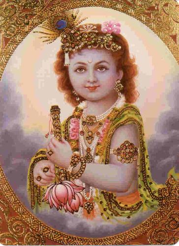Krishna with Flute - Young Krishna with His flue