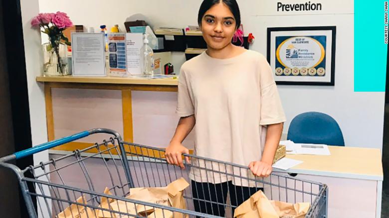 California teenager Shavivi Shah doing her part to help the homeless