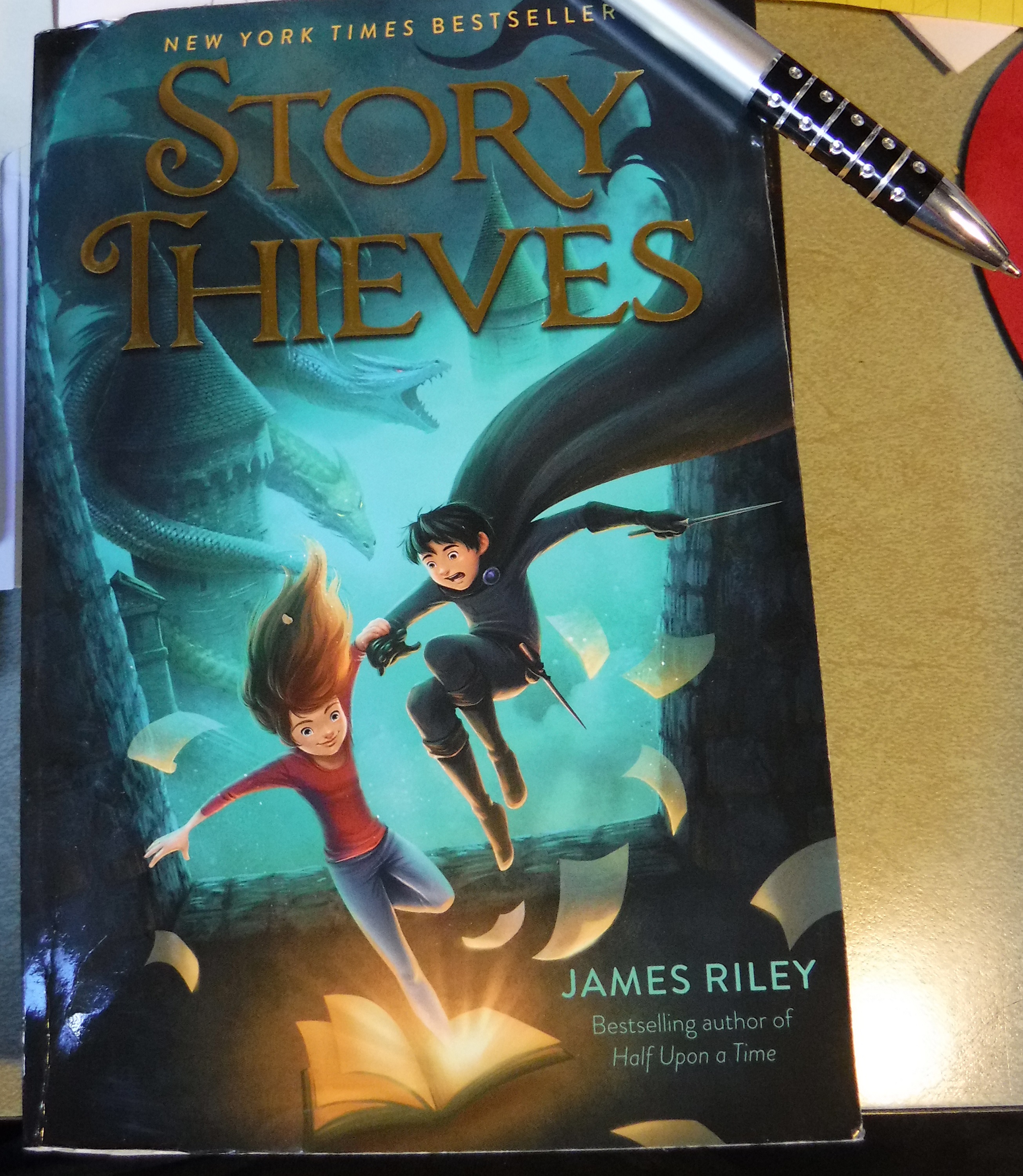 Photo I took of the new book I'm currently reading. Photo I took of the new book I'm currently reading.