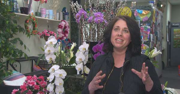 Needham Florist owner Julie Ben-David 